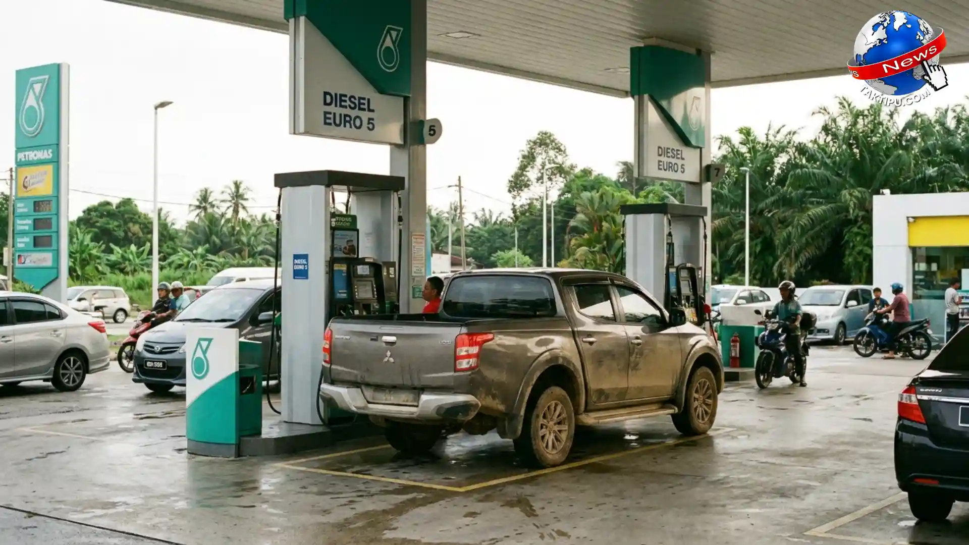 Struktur pengumuman murni mengenai had jualan diesel dibatalkan secara menyeluruh oleh kementerian di stesen minyak